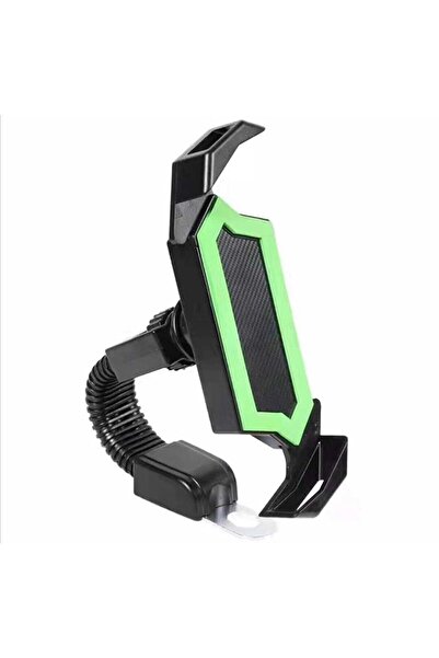 Asfal Ayna Bağlantılı Motorsiklet Telefon Tutucu Kilit Özellikli Telefon Tuta...