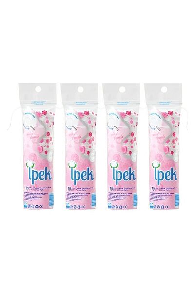 İpek 70 Pieces Silk Makeup Removal Pad - X 4 Pieces