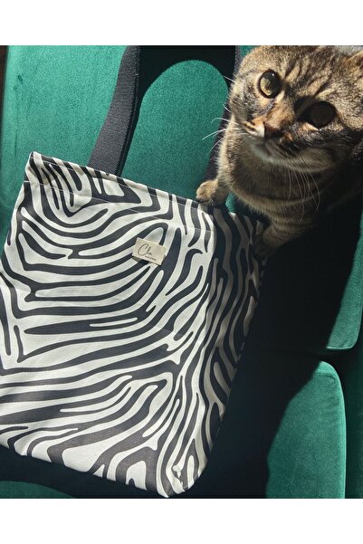 CLA Zebra Desenli Çanta