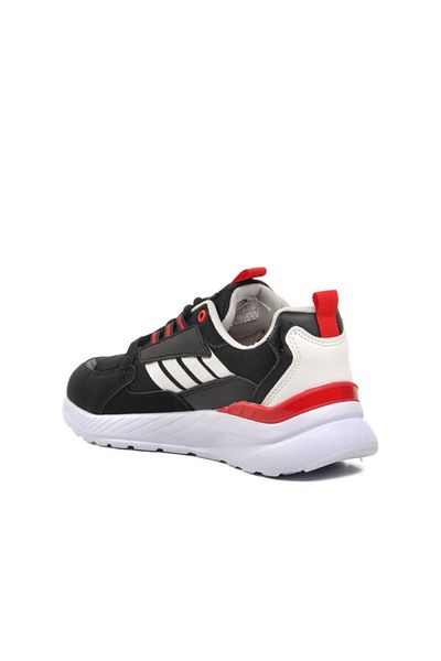 WALKWAY Black White Red Women's Sports Shoes