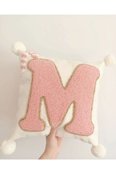afralya home Bebek Çocuk Odası Isme Özel Dekoratif Yastık Kılıfı /takı Yastığ...