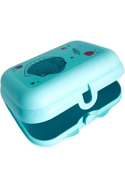 Mepal Tupperware to Go Twin - Turquoise Copacabana Kids Nutrition and Sandwich Box