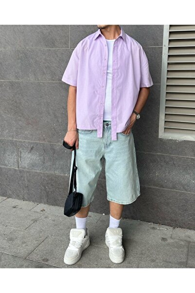 HARD STONE ERKEK GÖMLEK KISA KOLLU CROP