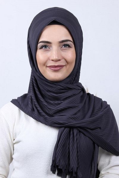 MODA Χειμερινό προστατευτικό πλισέ Hijab Πρακτικό έτοιμο σάλι