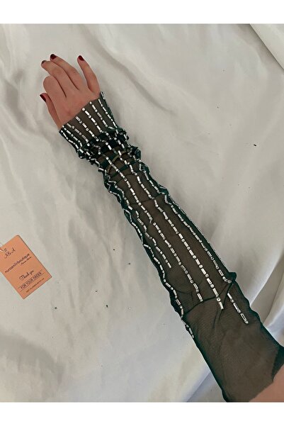 Butik Özel taşlı Eldiven kolluk