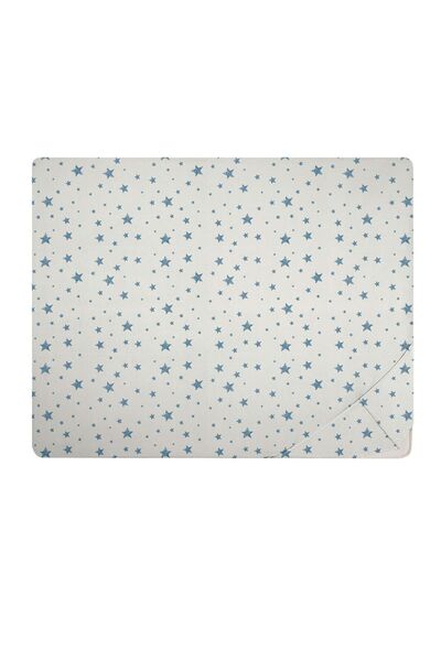 Hibboux Star Çocuk Lastikli Çarşaf - W.blue