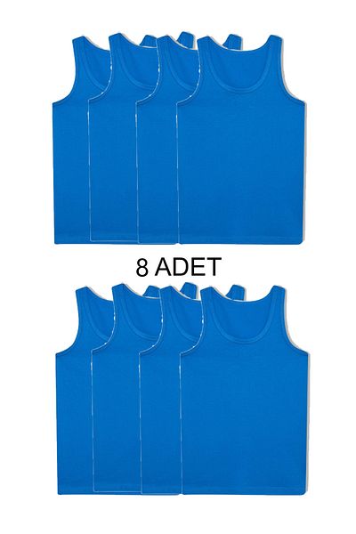 Pi Giyim 8-Piece Blue Men's Athlete Set - Mixed Color