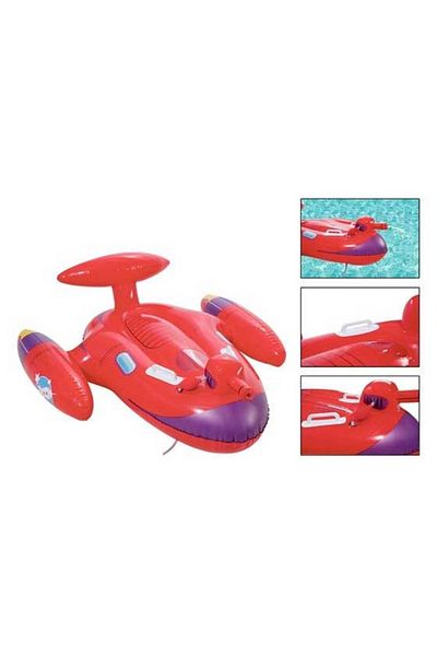 Sole 62008 - Bestway 41100 Spaceship Marine Boat with Pump, Rider - 109x89cm