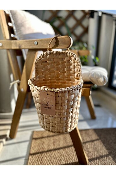 afralya home Ev Dekorasyon Hasır Özel Üretim Kapı Süsü Saksılık Duvar Dekoras...