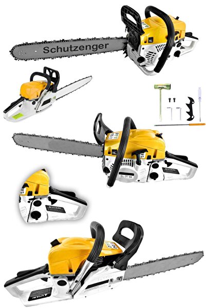 SCHUTZENGER Germany Benzinli Testere 7.9 Hp Ağaç Odun Dal Kesme Makinesi Orma...