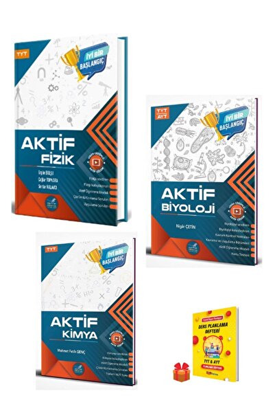 Aktif Yayınları Aktif Öğrenme Tyt Aktif 0 Dan Başlayanlara Fizik -kimya -biyo...