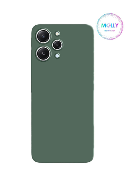 Molly Xiaomi Redmi 12 İçin Kaktüs Liquid İçi Kadife Silikon Kılıf