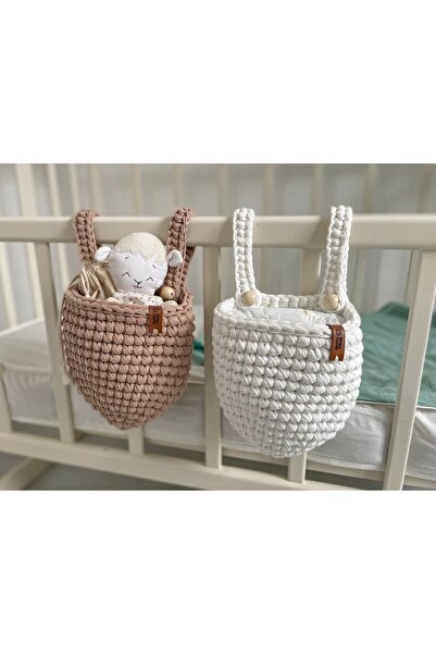 afralya home Yenidoğan Bebek Beşik Yanı Düzenleyici, 2li Cepli Bebek Odası Or...