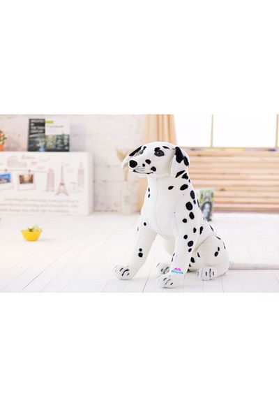 hediyecik 35 Cm Plush Dalmatian Real Looking Dog