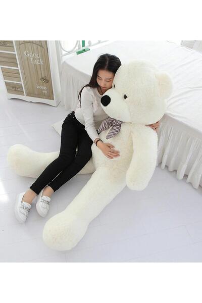 Sole New Year's Special: Plush Bear with Printed Heart and Bow Tie in Hand-140 Cm