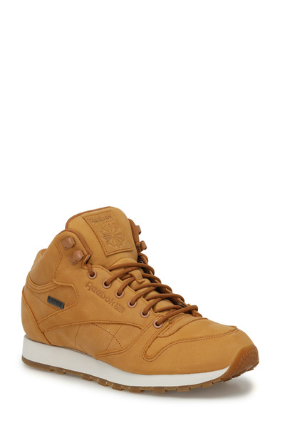 Reebok Ανδρικά ψηλά αθλητικά παπούτσια CL LTHR MID GTX-THIN Brown