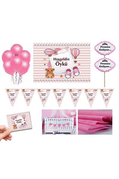 partimira Hastane Bebek Odası Süsleme Seti Patik Tren Bebek Odası Hoşgeldin S...