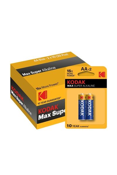Kodak 20 Adet Max Super Alkalin Kalem Pil