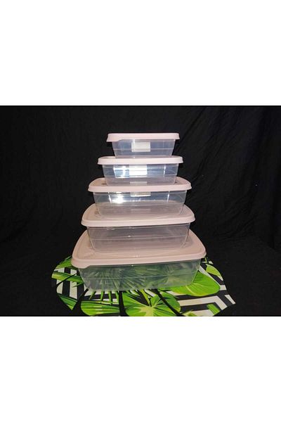 ERSAT HOME Set of 5 Storage Containers