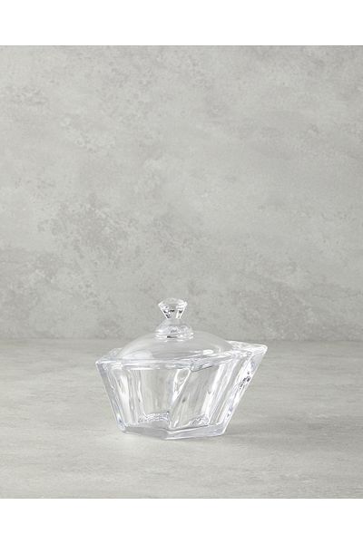 English Home Transparent Vivian Glass Sugar Rack