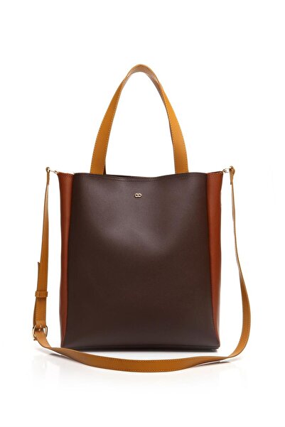 Case Look Geantă de umăr maro-brun-muștar Adel 03