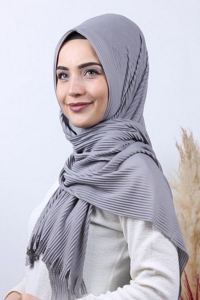 MODA Χειμερινό προστατευτικό πλισέ Hijab Πρακτικό έτοιμο σάλι