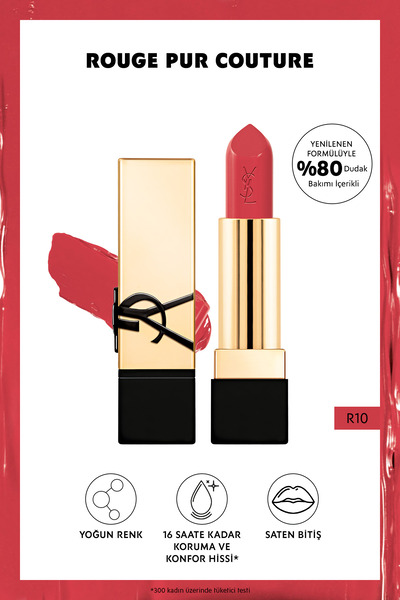 Yves Saint Laurent Rouge Pur Couture Saten Bitişli Ruj - R10 3614273945257
