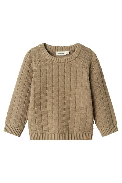 name ıt NMMLARSON LS Knit Lil - Dzianina o wysokim kroju