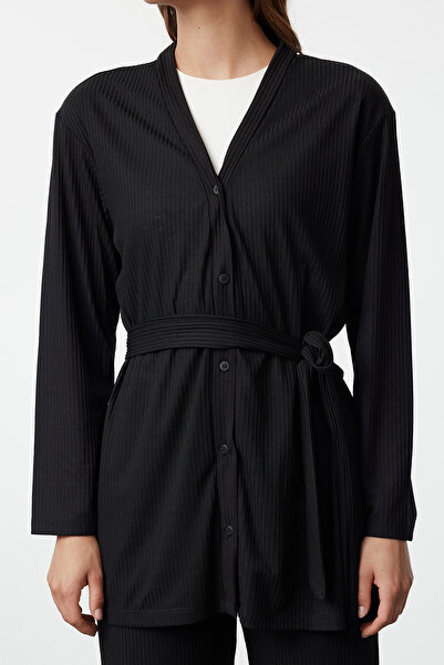 Trendyol Modest Σετ χιτώνα και παντελόνι με μαύρη ζώνη - TCTSS23US00003