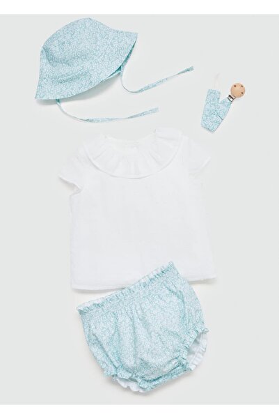 MANGO Baby Çiçek Desenli Şort