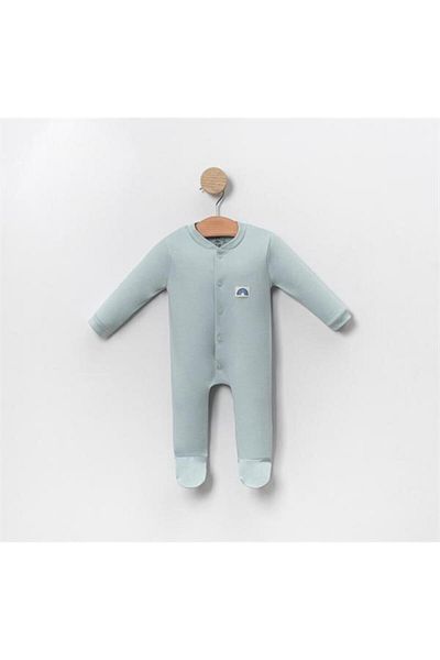 TRENDİMİZBİR Baby Buttoned Booties Romper