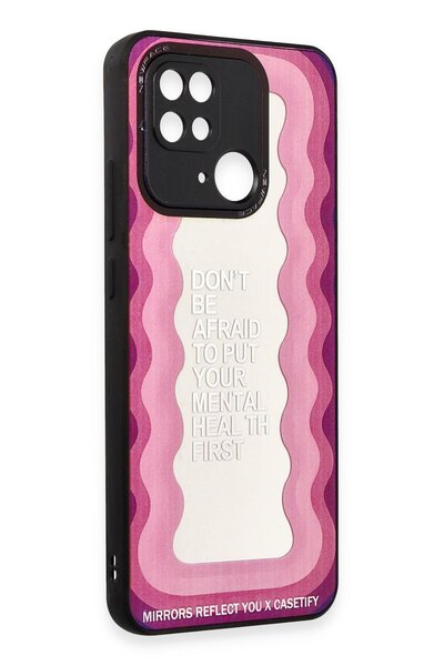 cepmoda XİAOMİ POCO C40  - Aynalı Desenli Telefon Kılıfı - Kamera Çıkıntılı K...