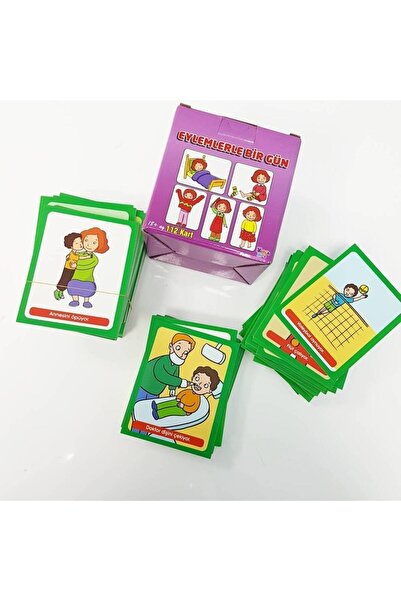 Çocuk Gelişim Akademisi Eylemlerle Birgün Ve Ses Kartları Toplam 2li Set (ÖZE...