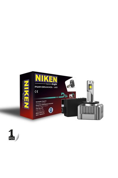 Niken D3s led xenon far aydınlatma seti şimşek etkili niken pro 8000lm
