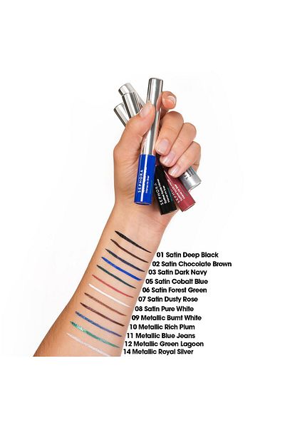 SEPHORA COLLECTION Waterproof Intense Ink Liquid Eyeliner - Eyeliner 03 - Satin Dark Navy (2,8ml)