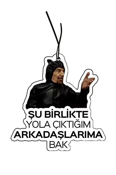 XMOD 1 Adet Oto Araç Kokusu Aynaya Asmalı Yola Çıktığımız Arkadaş Premium Tas...