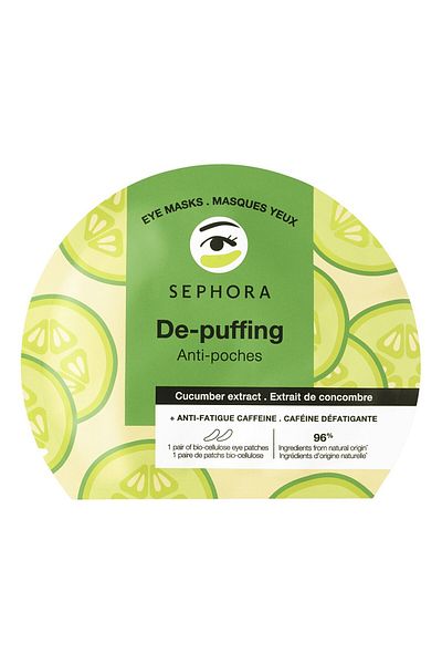SEPHORA COLLECTION Biosellulose Anti-Fatigue Eye Masks - Cucumber (1 Pair)