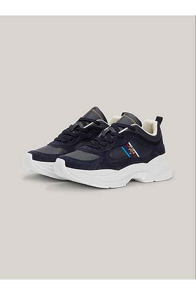 Tommy Hilfiger Global Striped Chunky Suede Trainer