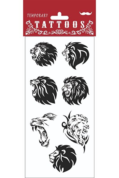 pala hediyelik Çoklu Aslan Geçici Dövme