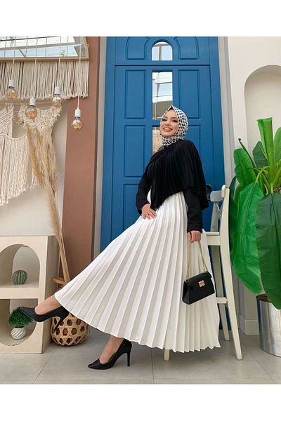 Trend Marfa Hijab πλισέ φούστα