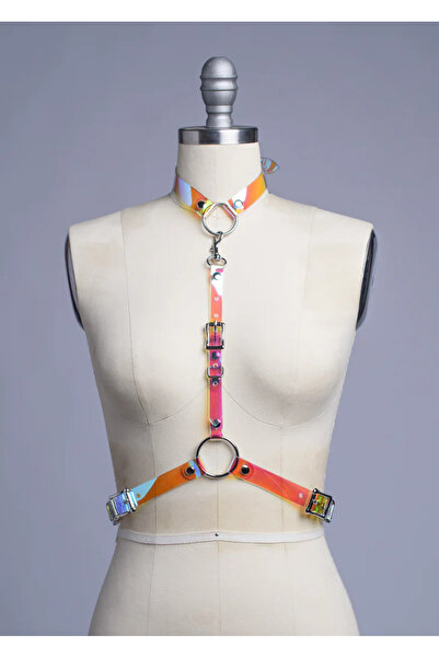 Sweet Demon Metal Clothing and Dance Accessory - Holographic PVC Body Hanger