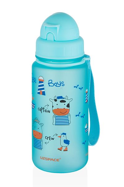 Vagonlife Uzspace 400ml Tritan Bpa-free Baby and Child Water Bottle with Straw - Eco-friendly Water Bottle