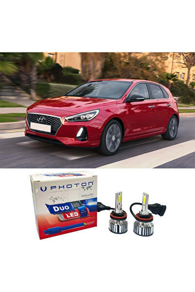 Photon Hyundai i30 Uyumlu Led Xenon Sis Far Ampulü H8 Duo Yeni Seri Beyaz 201...