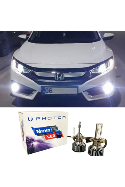 Photon Honda Civic FC5  Uyumlu Led Xenon Uzun Far Ampulü HB3 Mono Yeni Seri B...