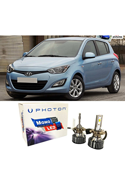 Photon Hyundai İ20 Led Xenon Uzun + Kısa Far Ampulü H4 Mono Yeni Seri Beyaz 2...