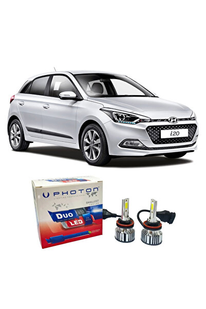 Photon Hyundai i20 Led Xenon Kısa Far Ampulü HB3 9005 Duo Yeni Seri Beyaz 201...