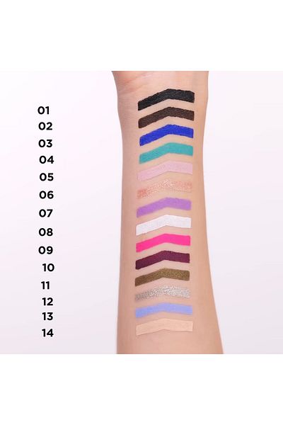 Eveline Waterproof Variete Eyeliner Gel Eye Pencil - Vegan