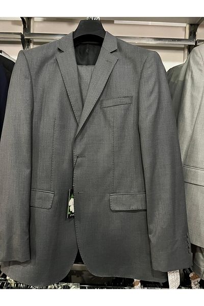 SÜVARİ Slim Striped Wide Fit Suit - Regular Fit