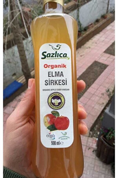 Sazlıca Organik Doğal Fermente %100 Organik Elma Sirkesi 500ml