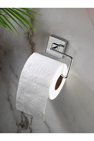 Sas Haus Кріплення для туалетного паперу Delmeye Son з клейкою стрічкою, хром...